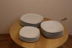Witte Servies Set – Eenvoudige Elegantie, Ophalen, Keramiek, Bord(en)