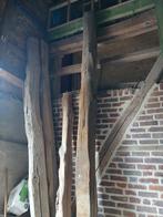 Eiken balken, Doe-het-zelf en Bouw, Hout en Planken, Ophalen, Gebruikt, Eiken, Balk