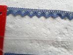 galon - dentelle bleu gris moyen 20 mm G20155, Enlèvement ou Envoi, Dentelle, Neuf
