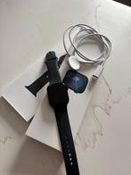 Apple Watch Series 9 41mm ALU Midnight (zwart) SB M/L GPS, Ophalen, Zwart, IOS, Zo goed als nieuw
