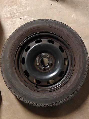 VW Golf IV - set van 4 originele stalen velgen met band beschikbaar voor biedingen