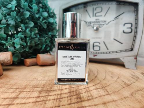 Perfume Parlour - Card Red Surplus 30ml EDP - Baccarat Rouge, Handtassen en Accessoires, Uiterlijk | Parfum, Zo goed als nieuw