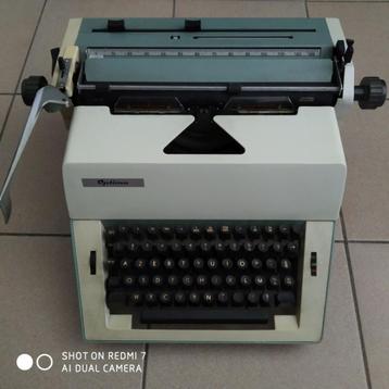 OPTIMA vintage schrijfmachine voor op het bureau. beschikbaar voor biedingen