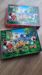 Puzzel Mickey en Minnie. 70 stukjes., Ophalen of Verzenden, Gebruikt