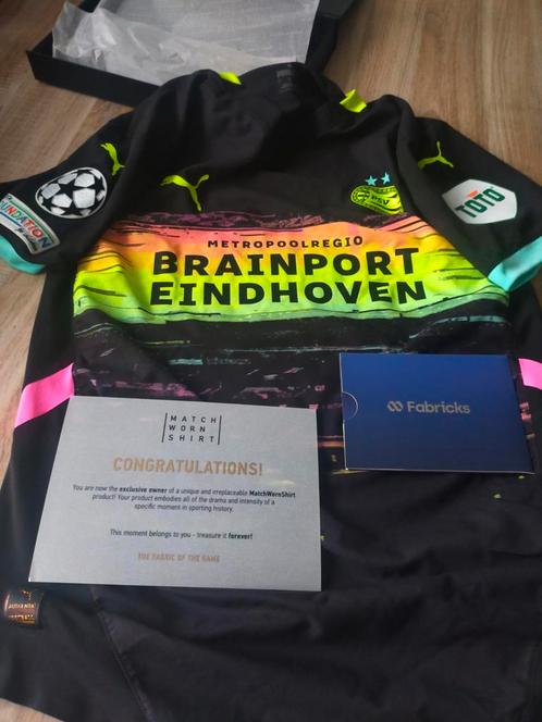 Psv matchworn, Verzamelen, Sportartikelen en Voetbal, Zo goed als nieuw, Shirt, Ophalen of Verzenden
