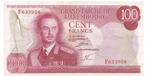 Luxemburg, 100 Francs, 1970, VF, Postzegels en Munten, Bankbiljetten | Europa | Niet-Eurobiljetten, Los biljet, Overige landen