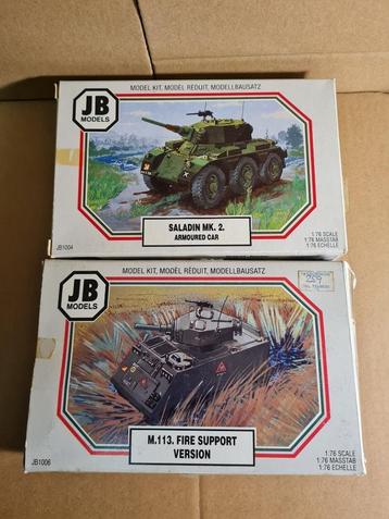 2 JB Models 1/76 Bouwdoosjes beschikbaar voor biedingen