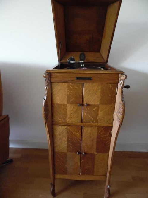 Antieke grammofoon jaren 1920, Antiek en Kunst, Curiosa en Brocante, Ophalen