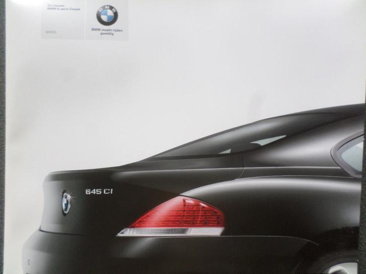 Brochure de la BMW Série 6 Coupé 2003, Livres, Autos | Brochures & Magazines, BMW, Enlèvement ou Envoi