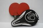 Ping Pong paletten in etui., Ophalen of Verzenden, Gebruikt, Tafel Indoor