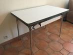 Vintage keukentafel verlengbaar, Huis en Inrichting, Ophalen, Gebruikt, Kunststof, Vintage