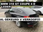 BMW 318 D GT MODEL COUPE 4 DEURS KOOPJE!!!!!!, Auto's, BMW, 4 deurs, Zwart, Zwart, Leder