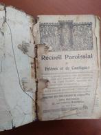 Receuil Paroissial de Prières et de Cantiques 1913, Enlèvement ou Envoi