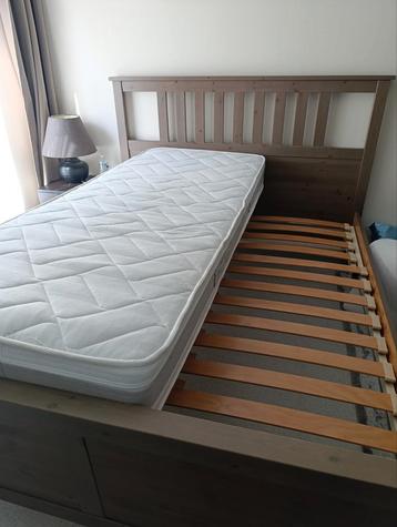 Lit ikea avec matelas, Enlèvement, Comme neuf, Sommier