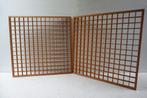 Vintage decoratieve houten traliewerk panelen/plafondplaten, Ophalen of Verzenden, Gebruikt