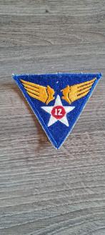 Insigne 12th Air Force, US 2WW, Emblème ou Badge, Armée de l'air, Envoi