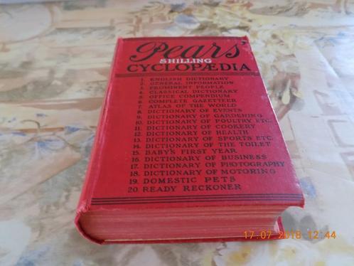 Pears' Shilling Cyclopedia de 1913, Antiquités & Art, Antiquités | Livres & Manuscrits, Enlèvement ou Envoi