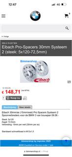 Spoorverbreders BMW !!! Eibach !!!, Auto diversen, Tuning en Styling, Ophalen