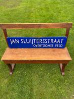 Emaille straatnaambord - Amsterdam - Jan Sluijtersstraat, Antiek en Kunst, Ophalen of Verzenden