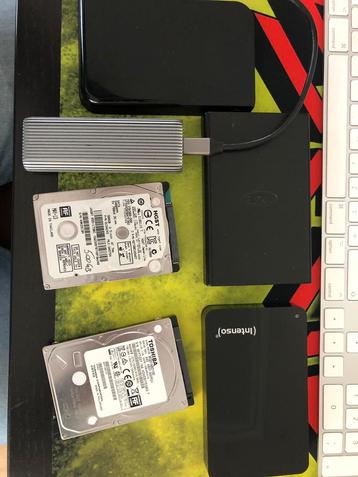 6 harde schijven SSD, usb, intern & extern beschikbaar voor biedingen