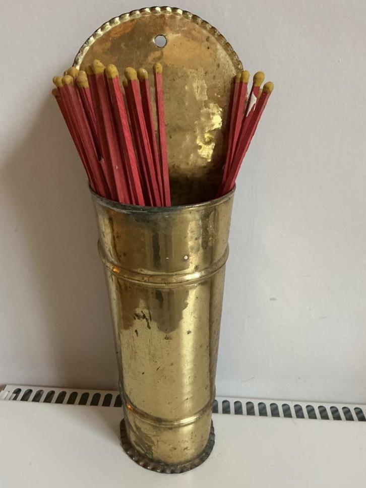 Antieke schouwgarnituur, Antiek en Kunst, Antiek | Brons en Koper, Koper, Ophalen of Verzenden