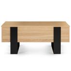Opklapbare salontafel in industriële stijl, 50 tot 100 cm, Minder dan 50 cm, Nieuw, Rechthoekig