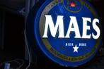 Maes lichtreclame, Verzamelen, Biermerken, Ophalen, Gebruikt, Reclamebord, Plaat of Schild, Overige merken