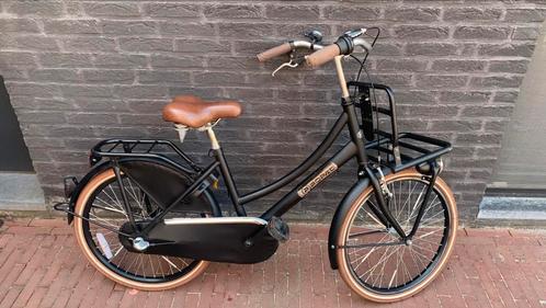 Popal - Daily Dutch Omafiets - 22 inch, met fietstas Basil, Fietsen en Brommers, Fietsen | Meisjes, Gebruikt, 22 inch, Handrem