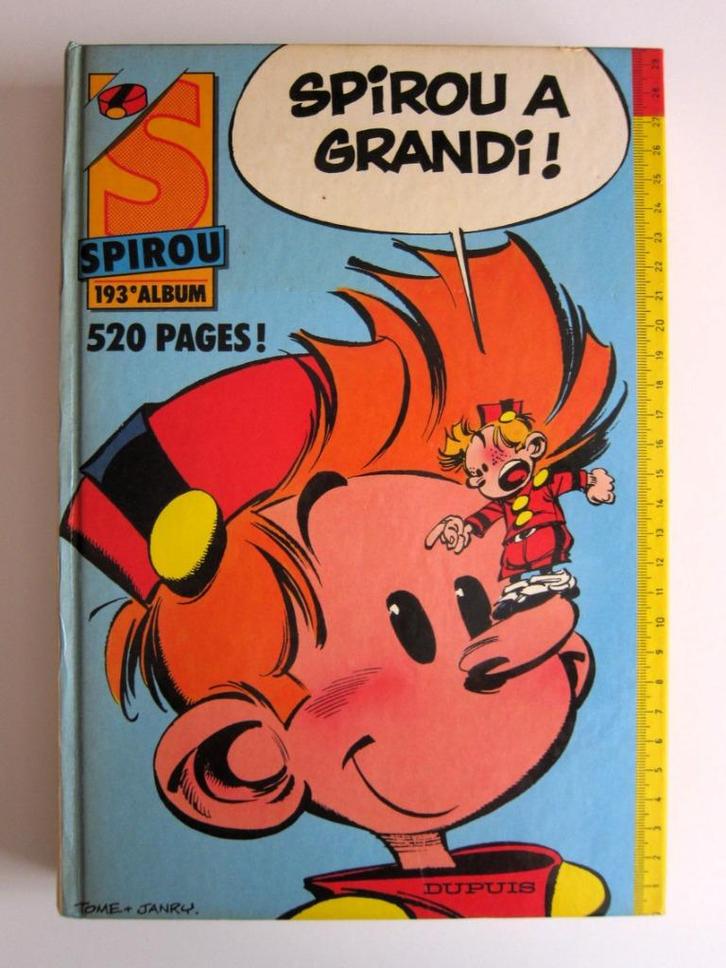Rare recueil Spirou 193 (1988) + folder, Livres, BD, Utilisé, Une BD, Enlèvement ou Envoi