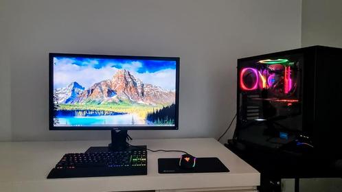 Gaming PC + toebehoren, Computers en Software, Desktop Pc's, Zo goed als nieuw, 4 Ghz of meer, SSD, 16 GB, Met videokaart, Met monitor