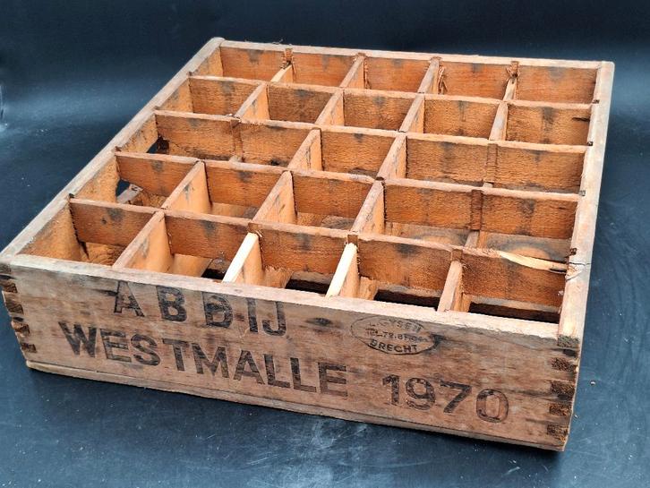 oude bierbak Abdij Westmalle, 1970, Antiek en Kunst, Curiosa en Brocante, Ophalen of Verzenden