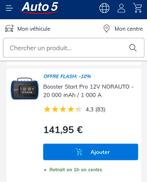 Booster chargeur Norauto pro., Ophalen, Zo goed als nieuw