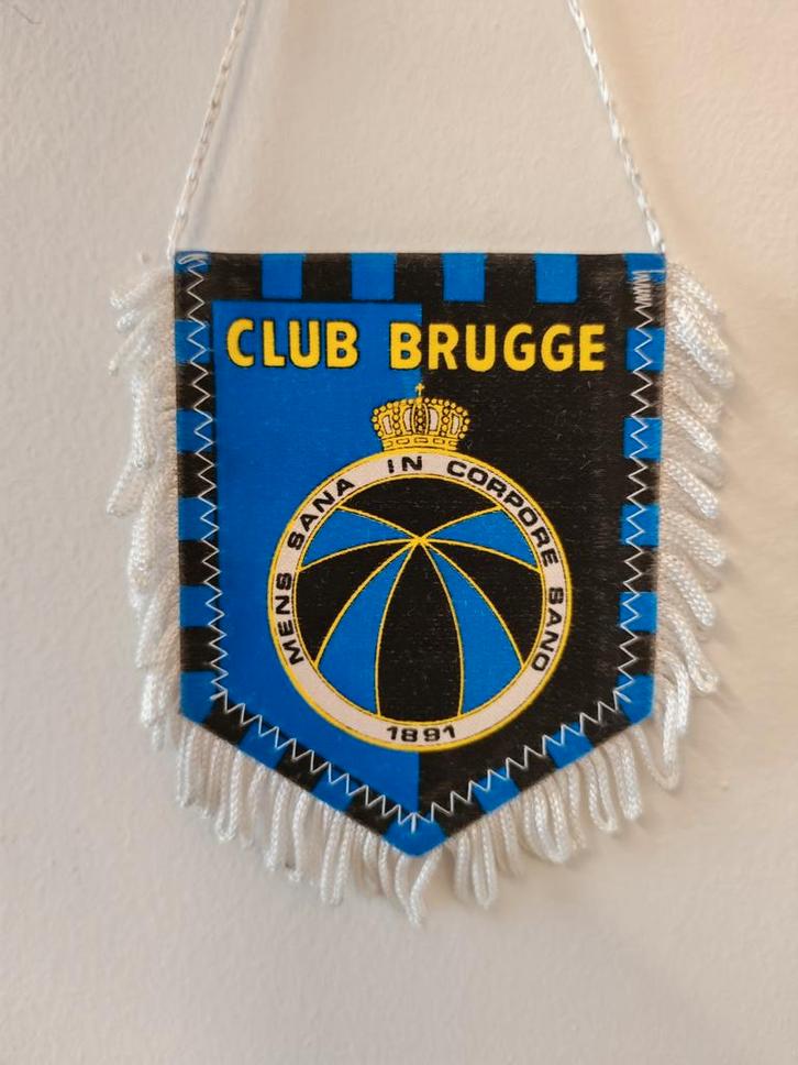 Club Brugge 1980s oude logo wimpel vaantje vaandel vlag, Verzamelen, Sportartikelen en Voetbal, Ophalen of Verzenden