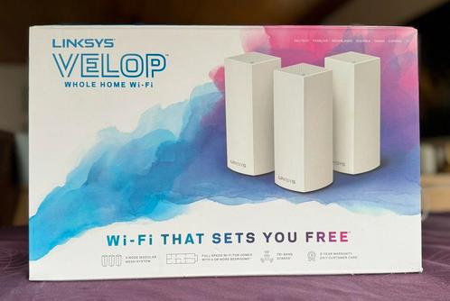 Wifi voor grote huizen - 3x Linksys Velop Kit, Computers en Software, WiFi-versterkers, Zo goed als nieuw