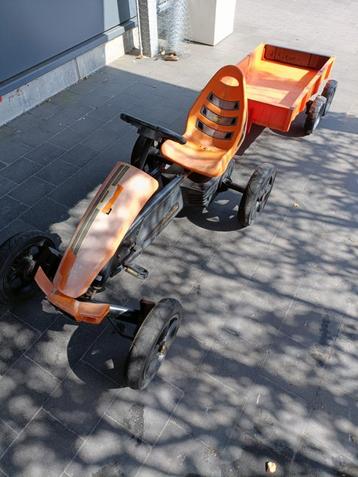 Berg rally orange met originele grote aanhanger beschikbaar voor biedingen