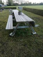 Table de jardin avec étagères pliables., Enlèvement