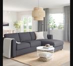 Canapé Chaise Longue - Vimle IKEA gris, Huis en Inrichting, Ophalen, Zo goed als nieuw