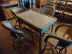 Rotan set, Tuin en Terras, Tuinsets en Loungesets, Ophalen, Gebruikt, Rotan