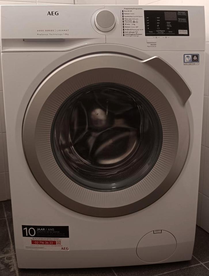 AEG LF62CS86 ProSense Wasmachine 8kg, Elektronische apparatuur, Wasmachines, Zo goed als nieuw, Ophalen