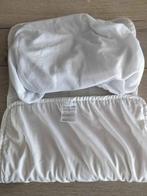 Aerosleep matrasbeschermer en hoeslaken (80x40), Kinderen en Baby's, Kinderkamer | Beddengoed, Ophalen, Gebruikt, Wit, Overige typen