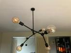 Luster atomen Nero, Huis en Inrichting, Lampen | Kroonluchters, Ophalen, Zo goed als nieuw, Metaal, Modern