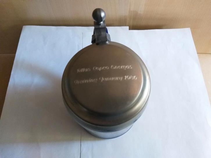 Chope en grès ATLAS COPCO (rare), Collections, Collections Autre, Neuf, Enlèvement ou Envoi