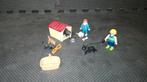 Playmobil - Niche pour chiens et chat avec enfants, Ophalen of Verzenden, Zo goed als nieuw