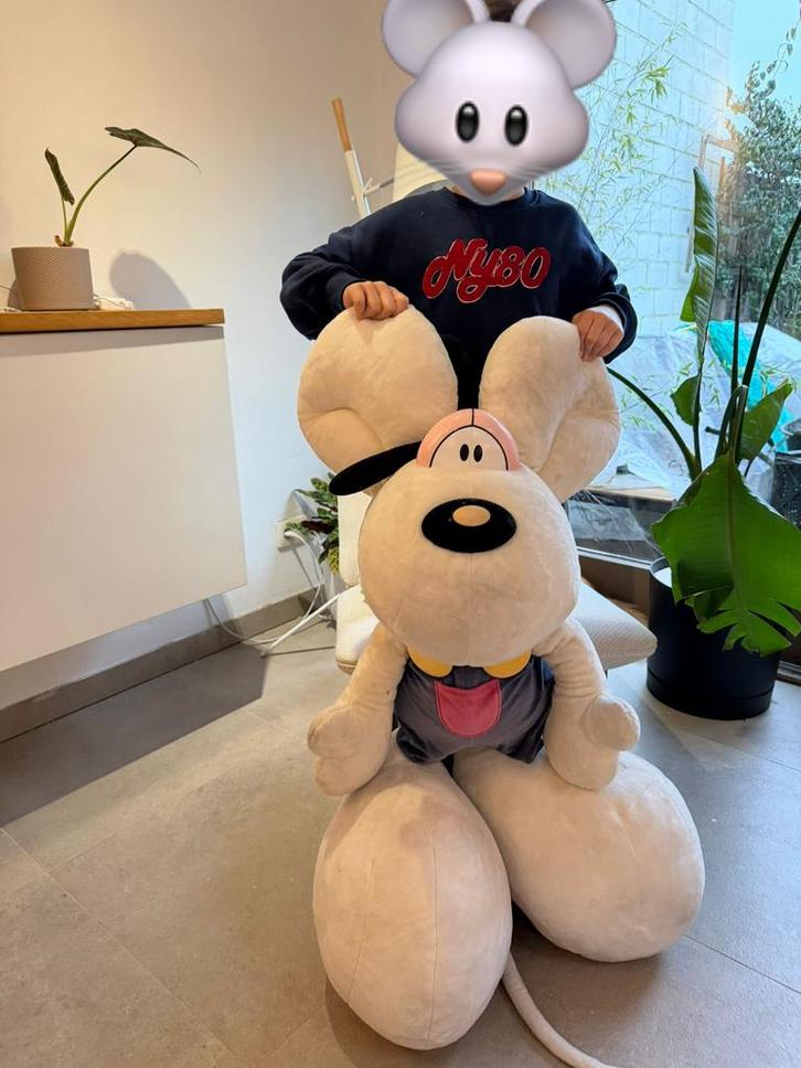 DIDDL Groot 1,20m, Collections, Diddl, Utilisé, Peluche, Diddl, Enlèvement ou Envoi