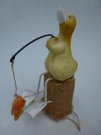 décoration statue de Pâques canard avec ligne de pêche et po, Enlèvement ou Envoi, Neuf
