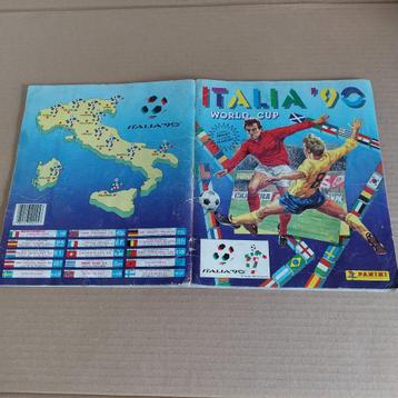 ALBUM PANINI ITALIA 90 COMPLETE WERELDBEKEREDITIE ITALIA BE beschikbaar voor biedingen