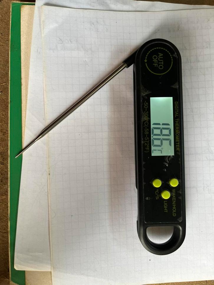 Vlees/ kern /Vloeistof Thermometer, Doe-het-zelf en Bouw, Meetapparatuur, Nieuw, Ophalen of Verzenden