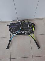 2 tennisraketten + tas, Sports & Fitness, Tennis, Enlèvement, Sac