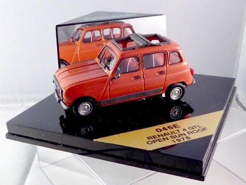 1:43 Vitesse 045E Renault 4 R4 GTL open sun roof 1978 roodbr, Hobby & Loisirs créatifs, Voitures miniatures | 1:43, Comme neuf