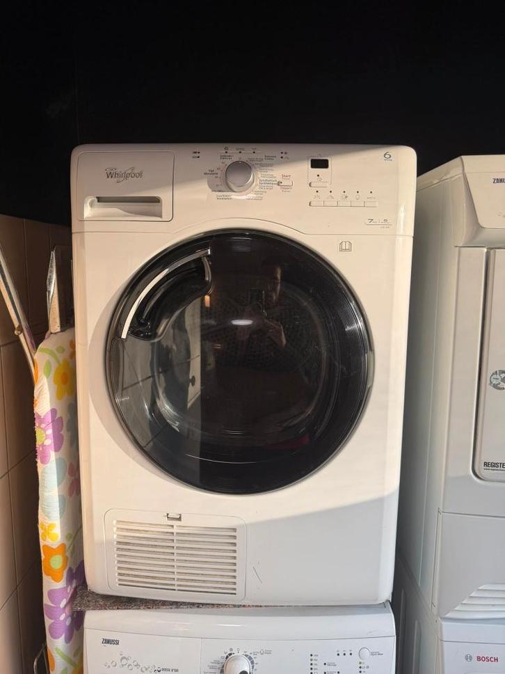 Whirlpool droogkast 7Kg, Electroménager, Sèche-linge, Ne fonctionne pas, À condensation, Chargeur frontal, 6 à 8 kg, 85 à 90 cm